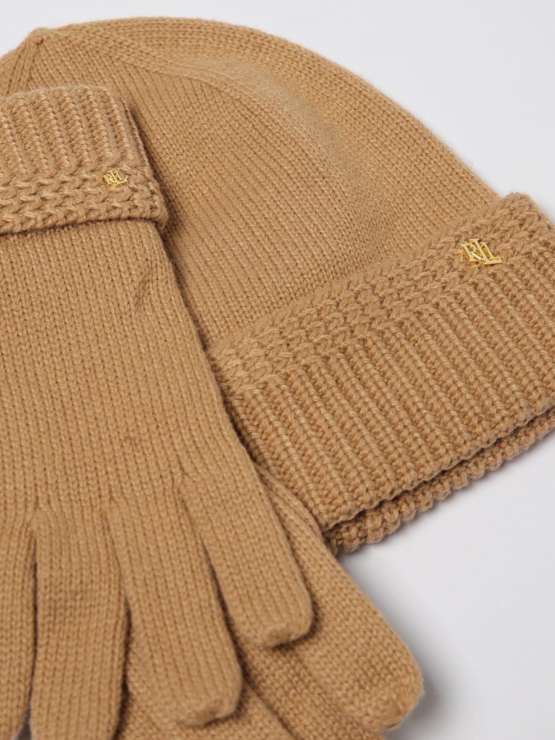 LAUREN RALPH LAUREN HAT: Hat woman Lauren Ralph Lauren, Camel - Img 3