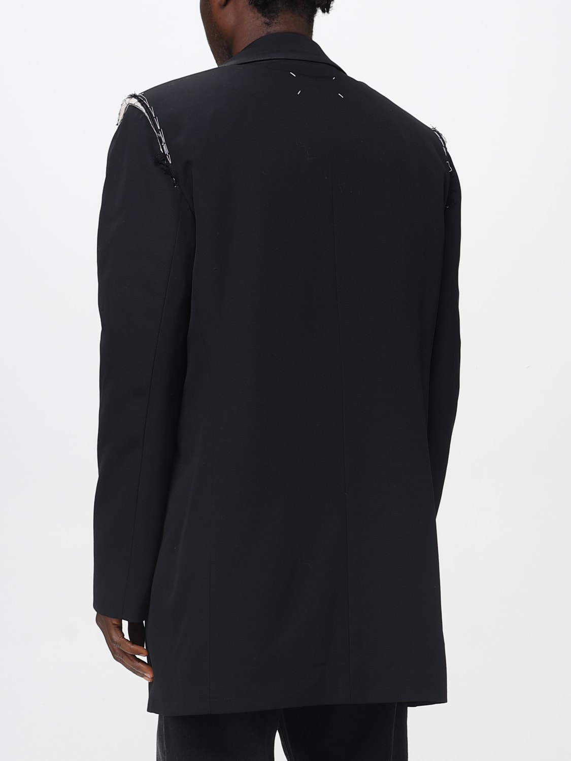 MAISON MARGIELA COAT: Trench coat men Maison Margiela, Black - Img 3