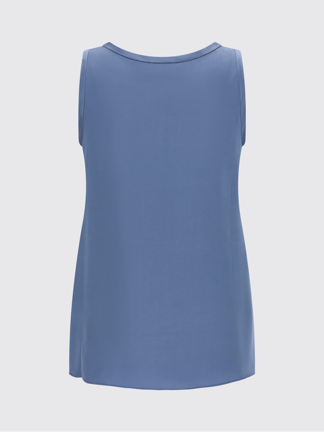 BRUNELLO CUCINELLI TOP: Top Brunello Cucinelli in seta stretch , Blue - Img 2