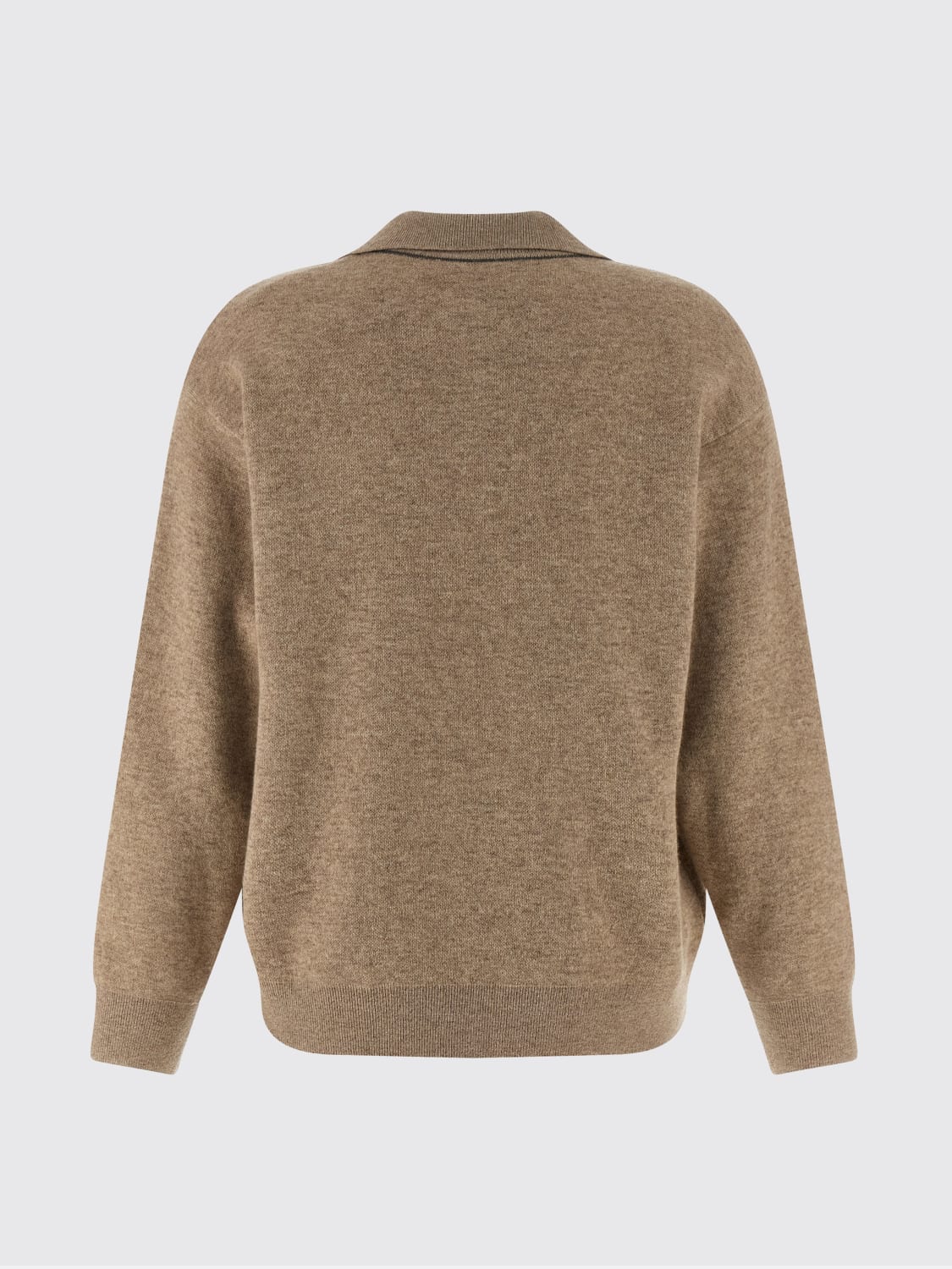 BRUNELLO CUCINELLI POLO: Polo femme Brunello Cucinelli, Beige - Img 2