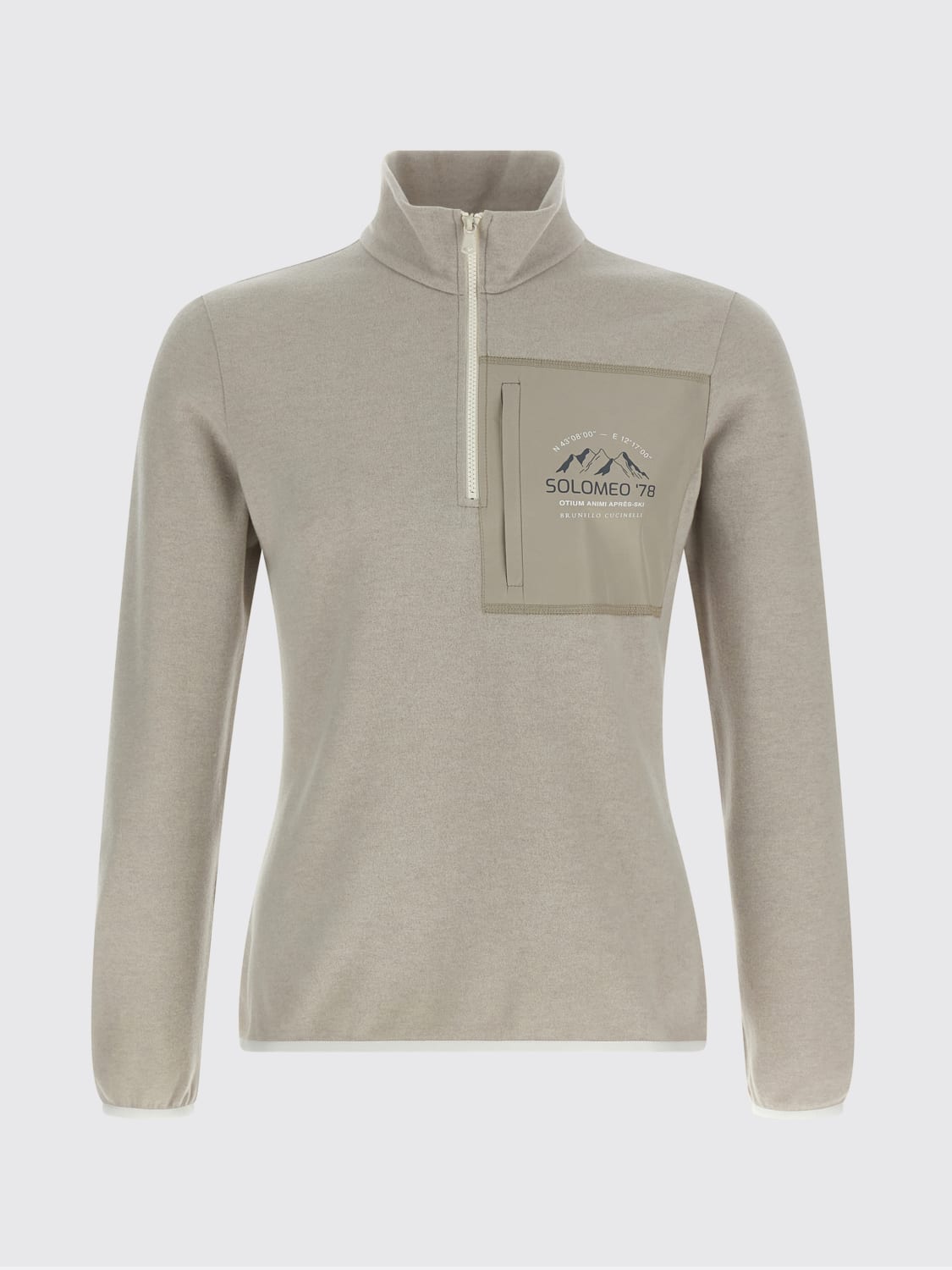 BRUNELLO CUCINELLI PULL: Cardigan femme Brunello Cucinelli, Beige - Img 1