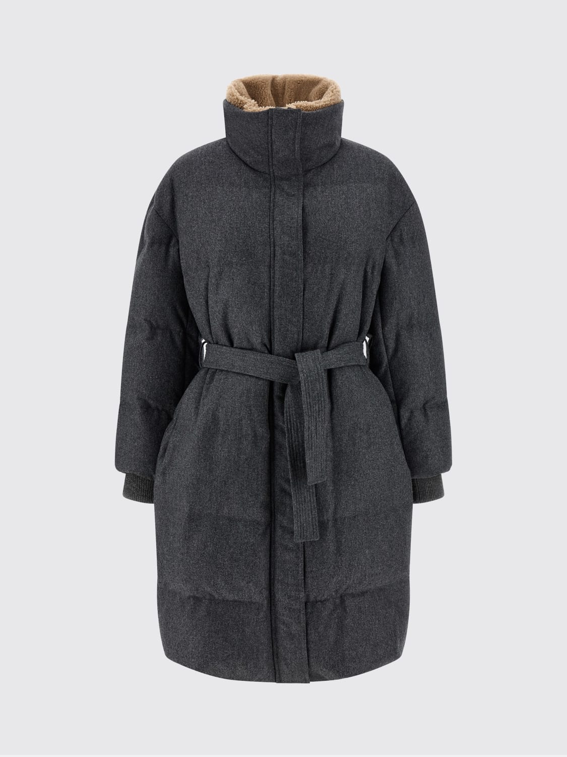 BRUNELLO CUCINELLI JACKET: Jacket woman Brunello Cucinelli, Grey - Img 1