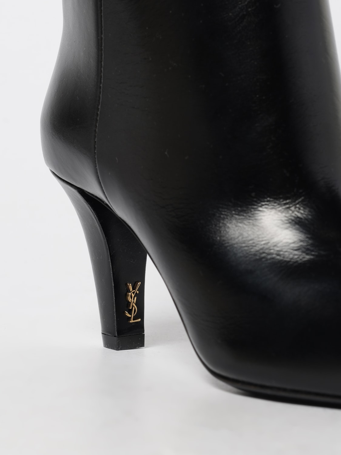 SAINT LAURENT STIVALI: Stivale Jill Saint Laurent in pelle , Nero - Img 4