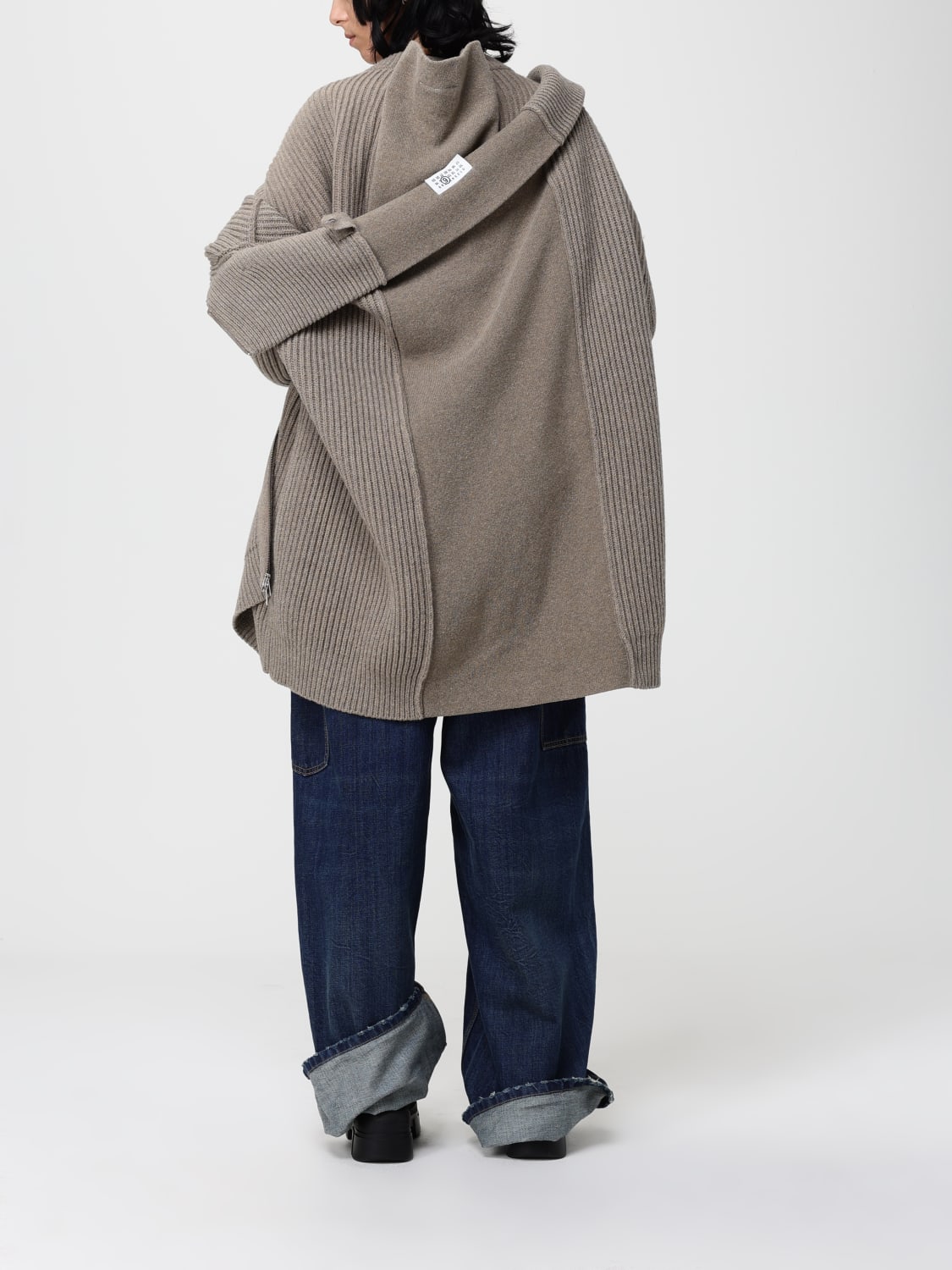 MM6 MAISON MARGIELA SWEATER: MM6 Maison Margiela women's sweater, Beige - Img 2