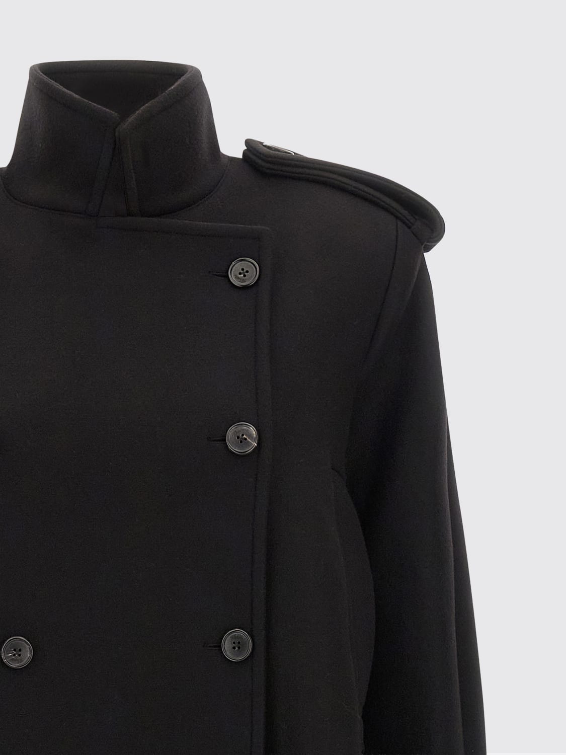 KHAITE COAT: Trench coat woman Khaite, Black - Img 3