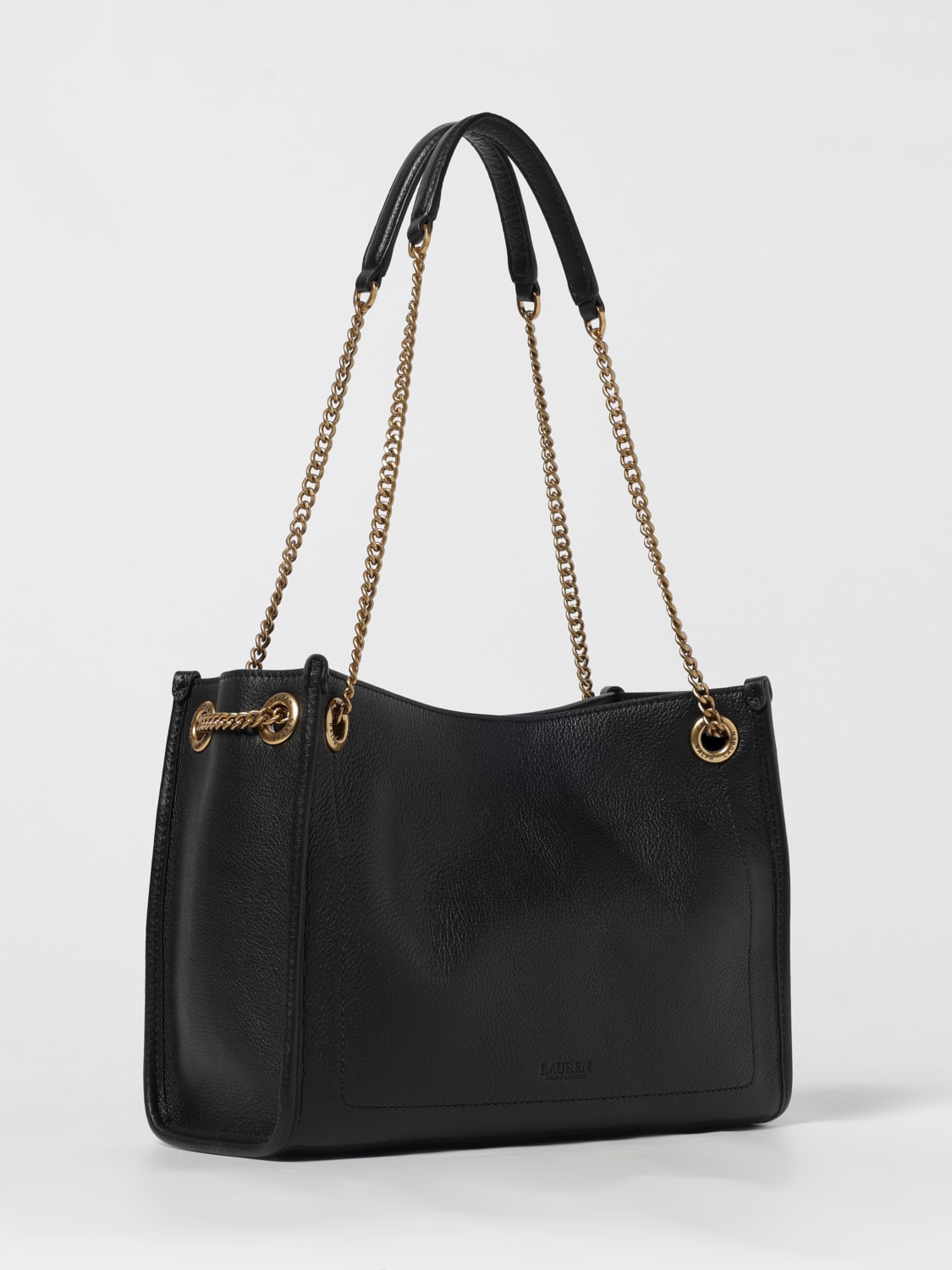 LAUREN RALPH LAUREN SCHULTERTASCHE: Schultertasche damen Lauren Ralph Lauren, Schwarz - Img 2