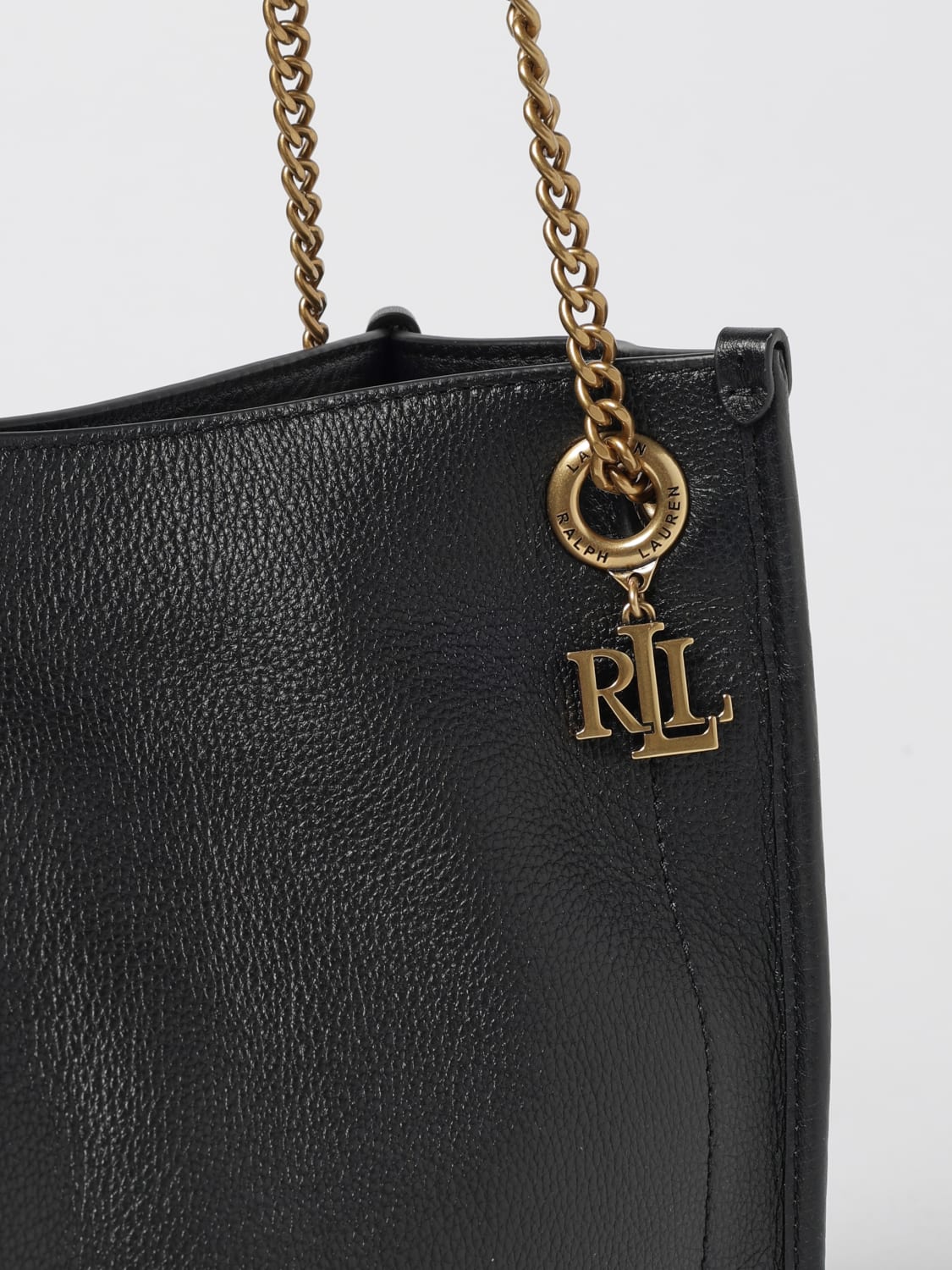 LAUREN RALPH LAUREN SCHULTERTASCHE: Schultertasche damen Lauren Ralph Lauren, Schwarz - Img 3