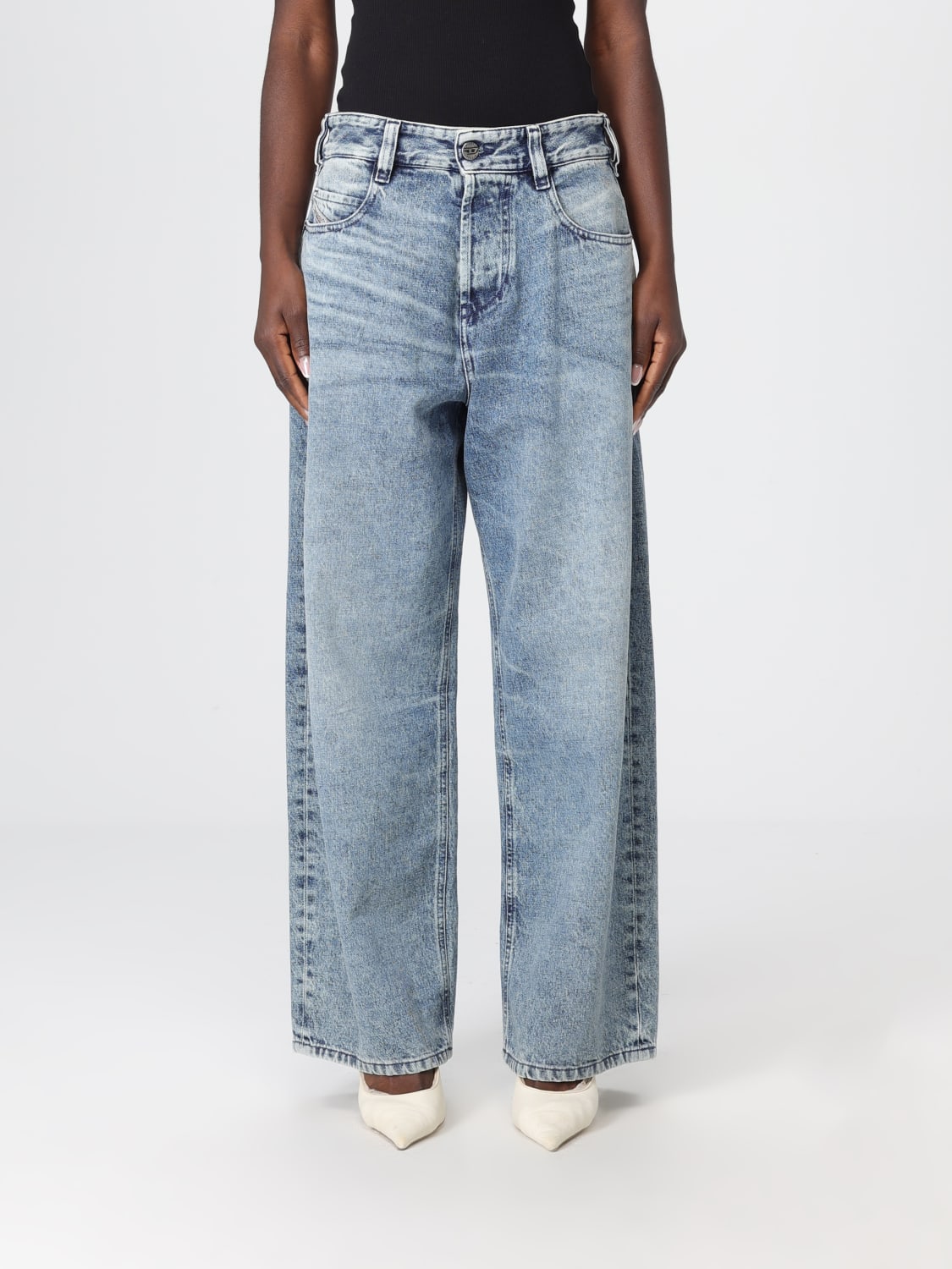 DIESEL JEANS: Jeans woman Diesel, Blue - Img 1