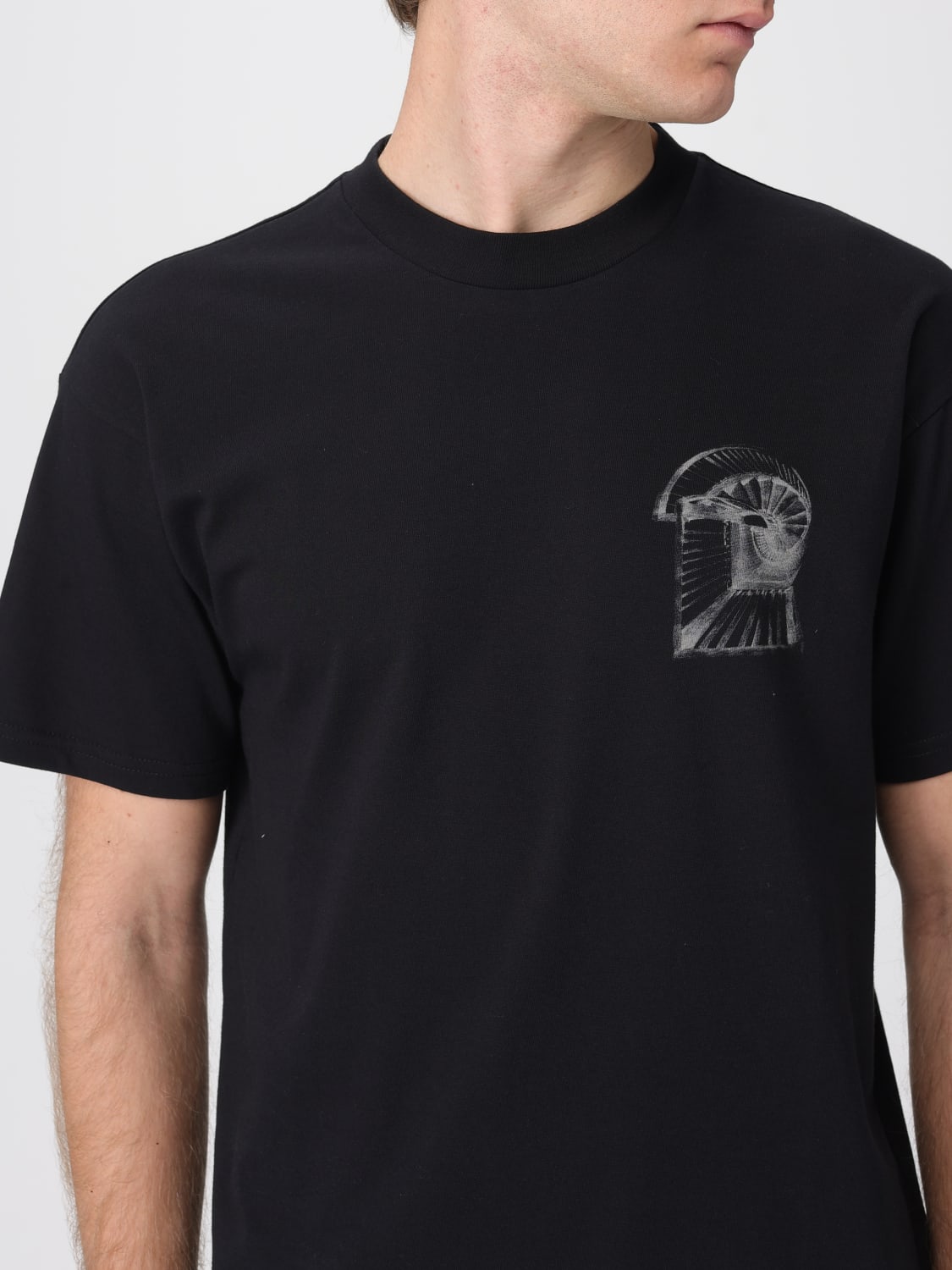 CARHARTT WIP T恤: T恤 男士 Carhartt Wip, 黑色 - Img 3