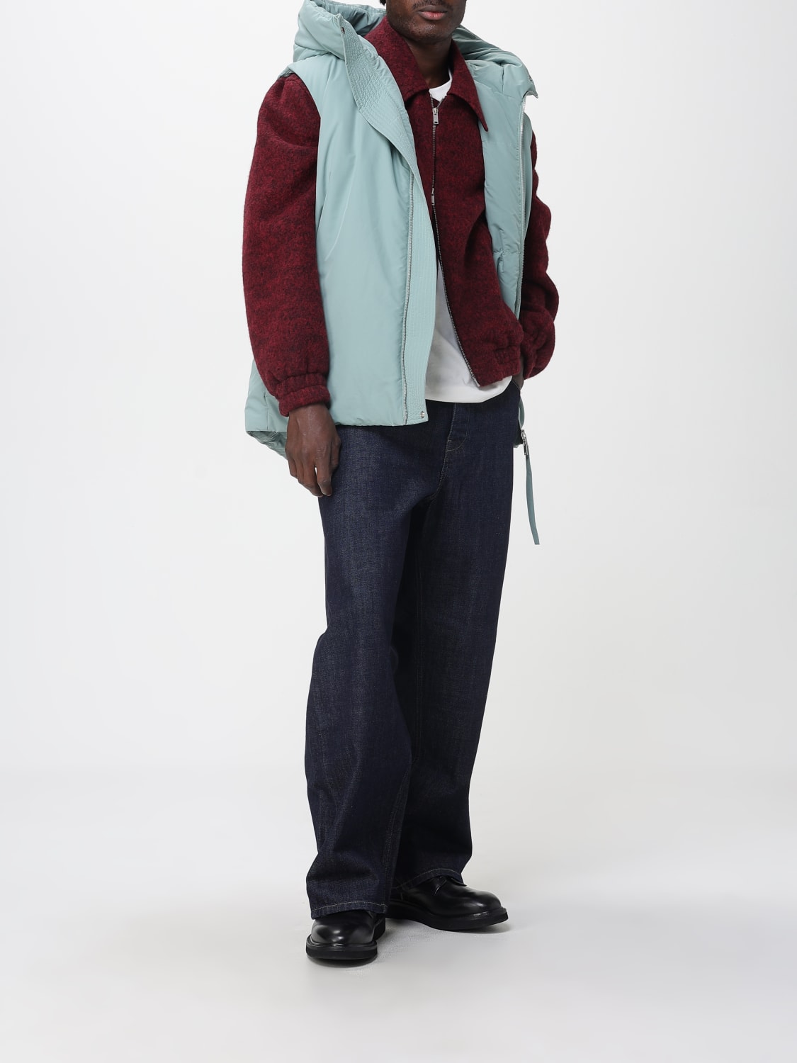 JIL SANDER CHALECO: Chaleco hombre Jil Sander, Verde - Img 2