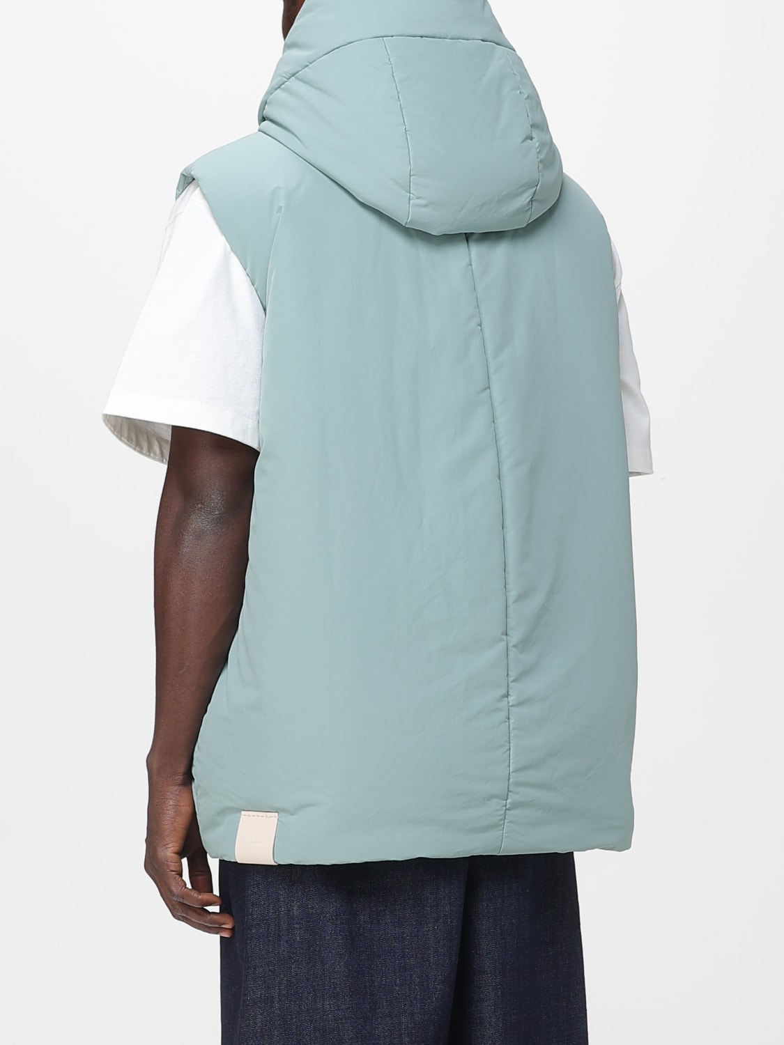 JIL SANDER CHALECO: Chaleco hombre Jil Sander, Verde - Img 3