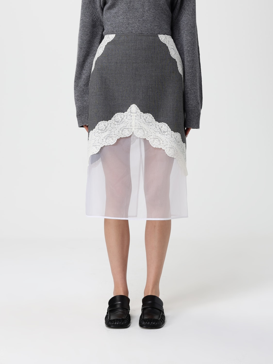 JIL SANDER JUPE: Jupe femme Jil Sander, Gris - Img 1