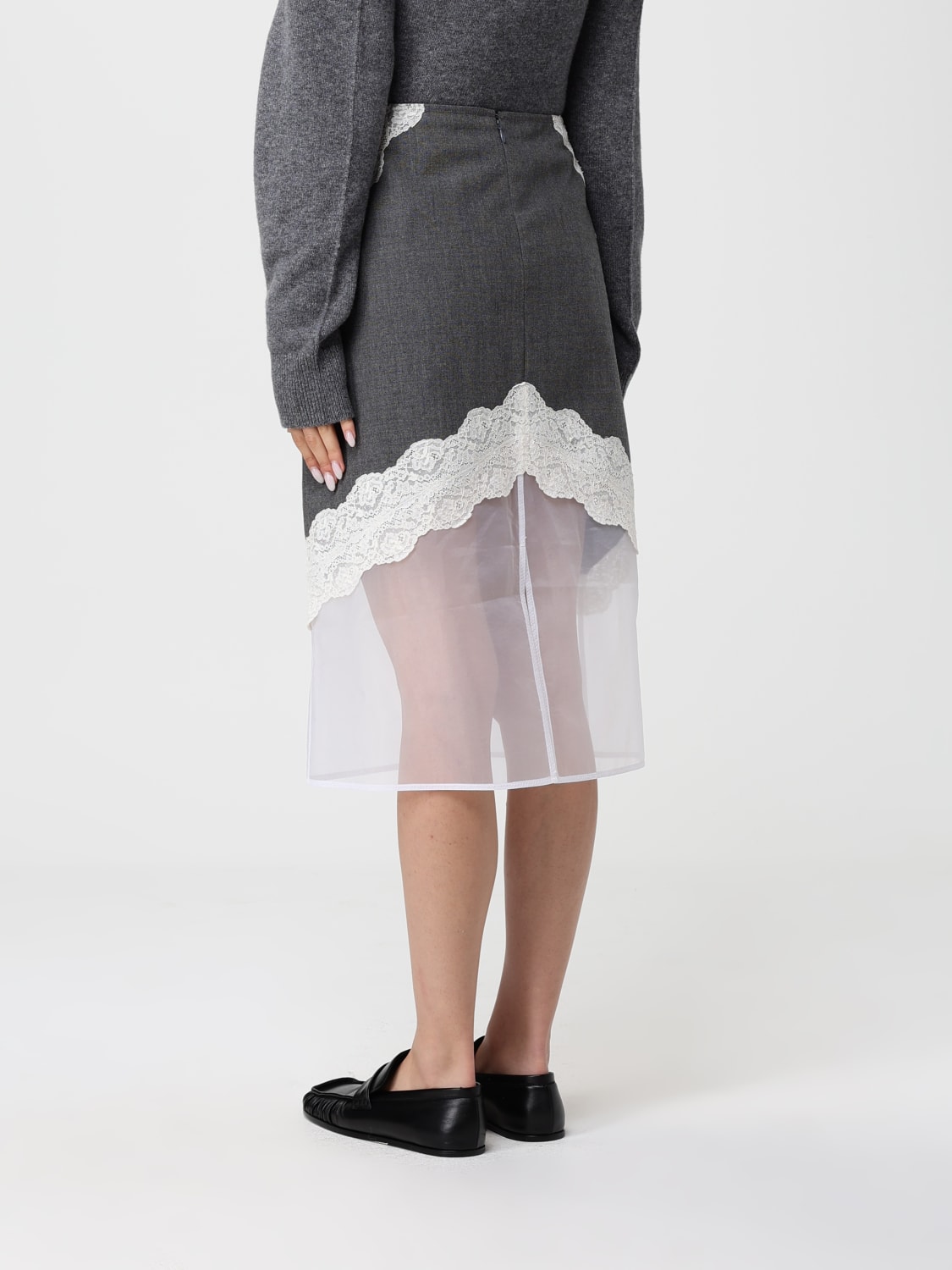 JIL SANDER JUPE: Jupe femme Jil Sander, Gris - Img 3