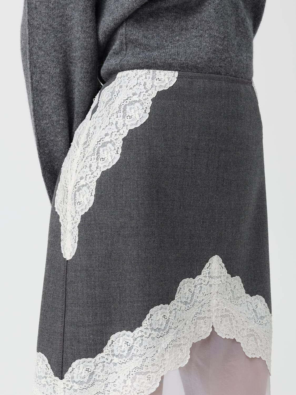 JIL SANDER JUPE: Jupe femme Jil Sander, Gris - Img 5