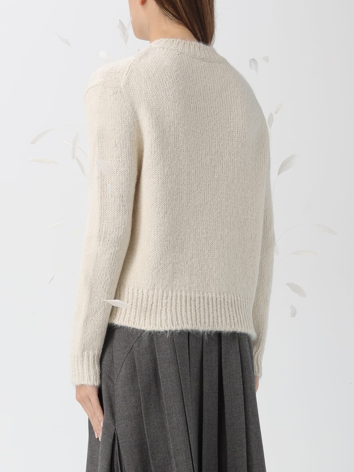 JIL SANDER SWEATER: Cardigan woman Jil Sander, White - Img 3