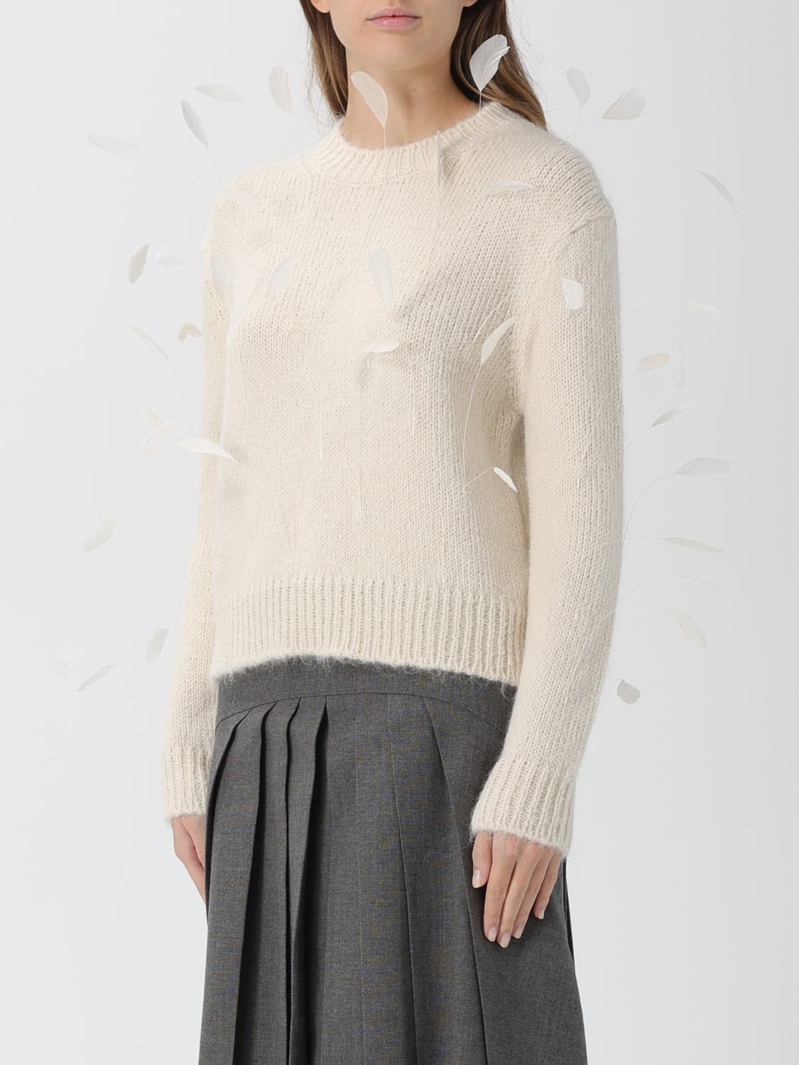 JIL SANDER SWEATER: Cardigan woman Jil Sander, White - Img 4