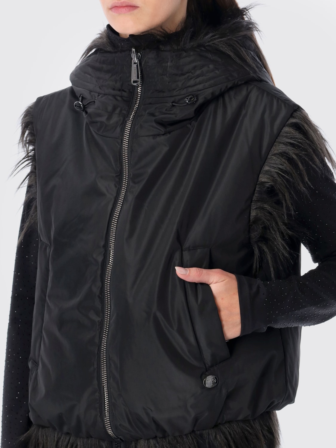 GOLDBERGH PELZMANTEL: Mantel damen Goldbergh, Schwarz - Img 3