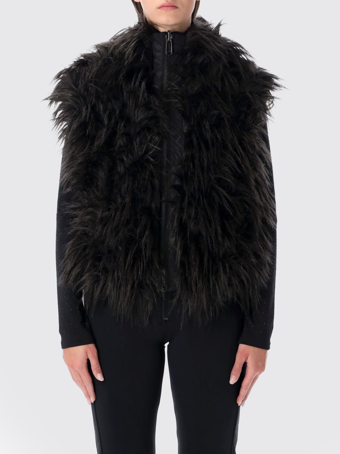 GOLDBERGH PELZMANTEL: Mantel damen Goldbergh, Schwarz - Img 4