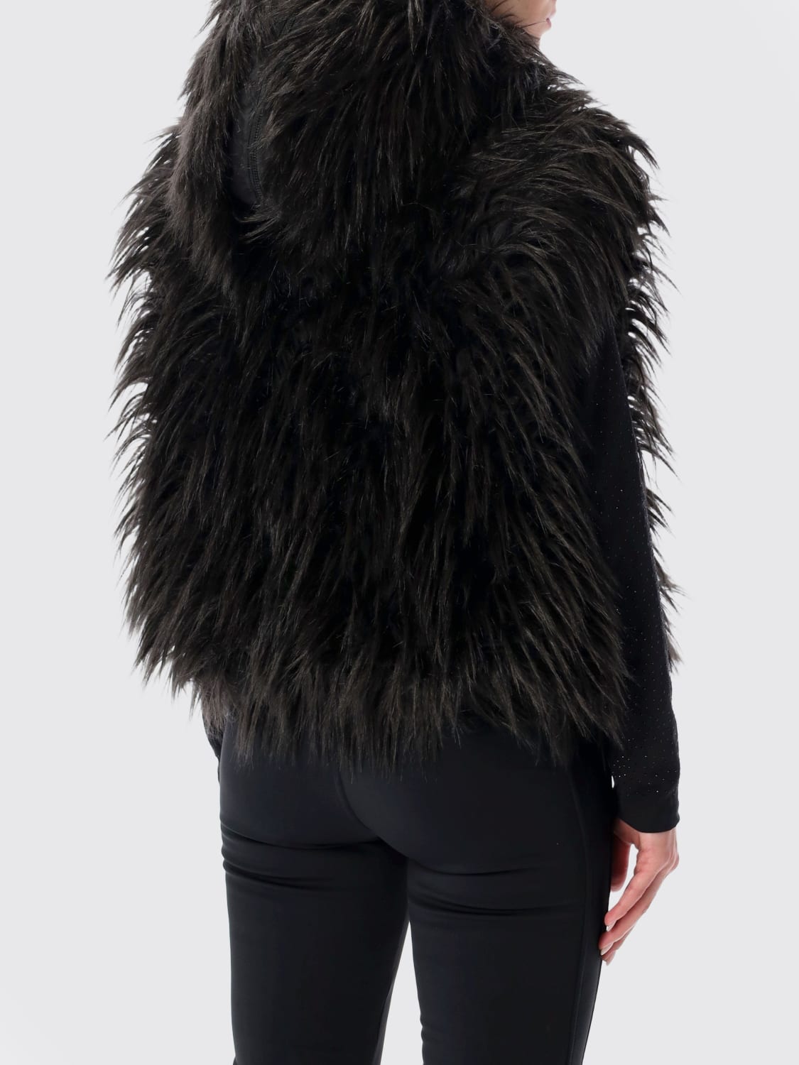 GOLDBERGH PELZMANTEL: Mantel damen Goldbergh, Schwarz - Img 5