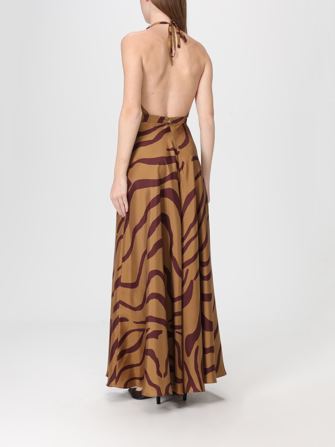 RAQUEL DINIZ DRESS: Dress woman Raquel Diniz, Brown - Img 2
