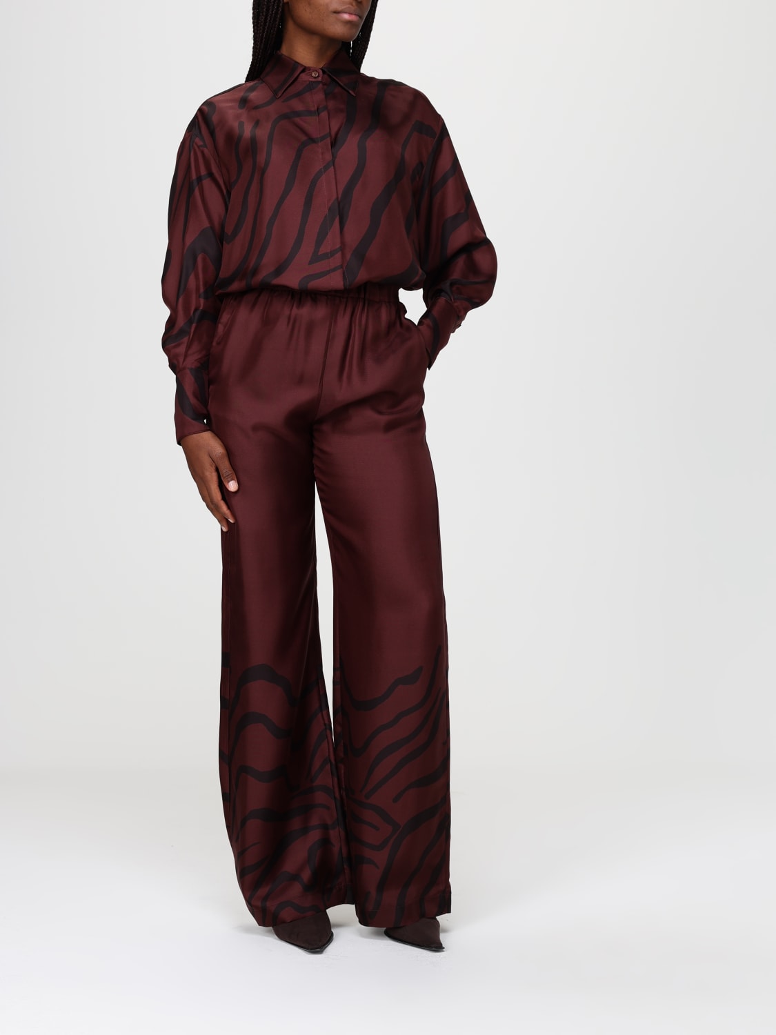 RAQUEL DINIZ シャツ: シャツ レディース Raquel Diniz, バーント - Img 2