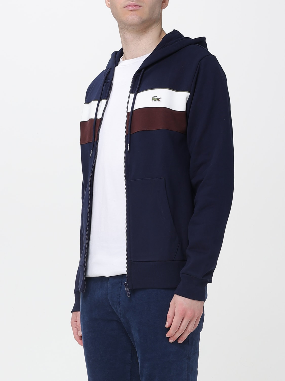 LACOSTE SWEATSHIRT: Sweatshirt men Lacoste, Blue - Img 3