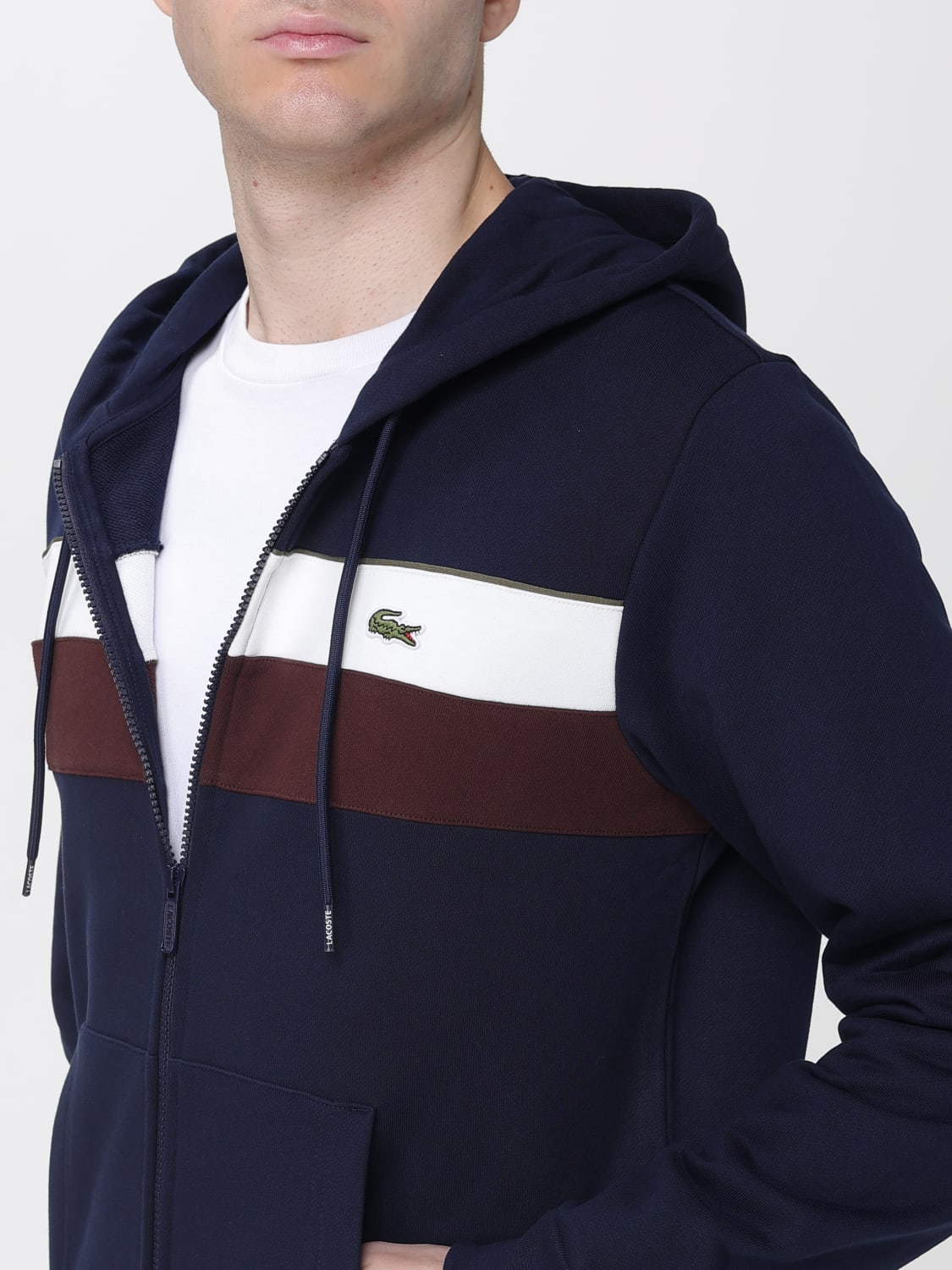 LACOSTE SWEATSHIRT: Sweatshirt men Lacoste, Blue - Img 4