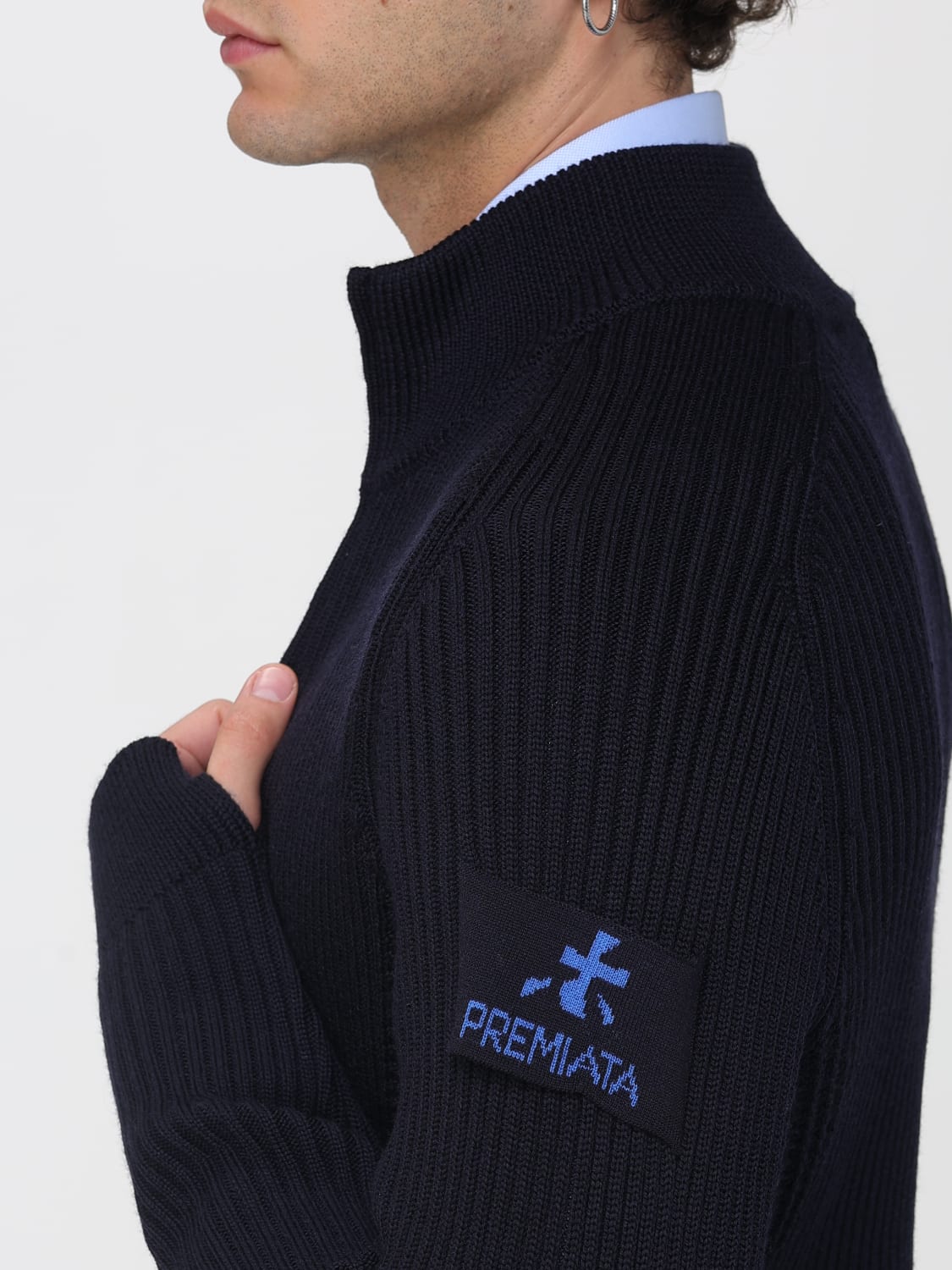 PREMIATA SWEATER: Sweater men Premiata, Blue - Img 4