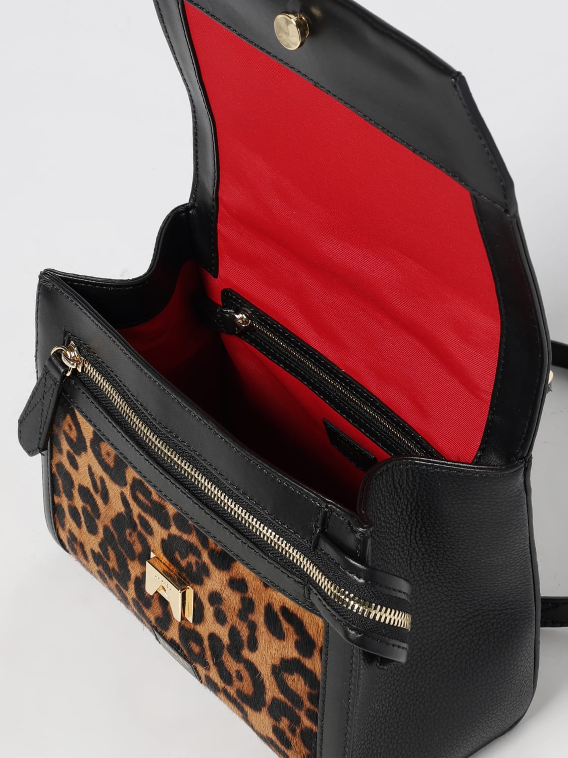 LANCEL BORSA A TRACOLLA: Borsa a spalla animalier in pelle Lancel, Savana - Img 3