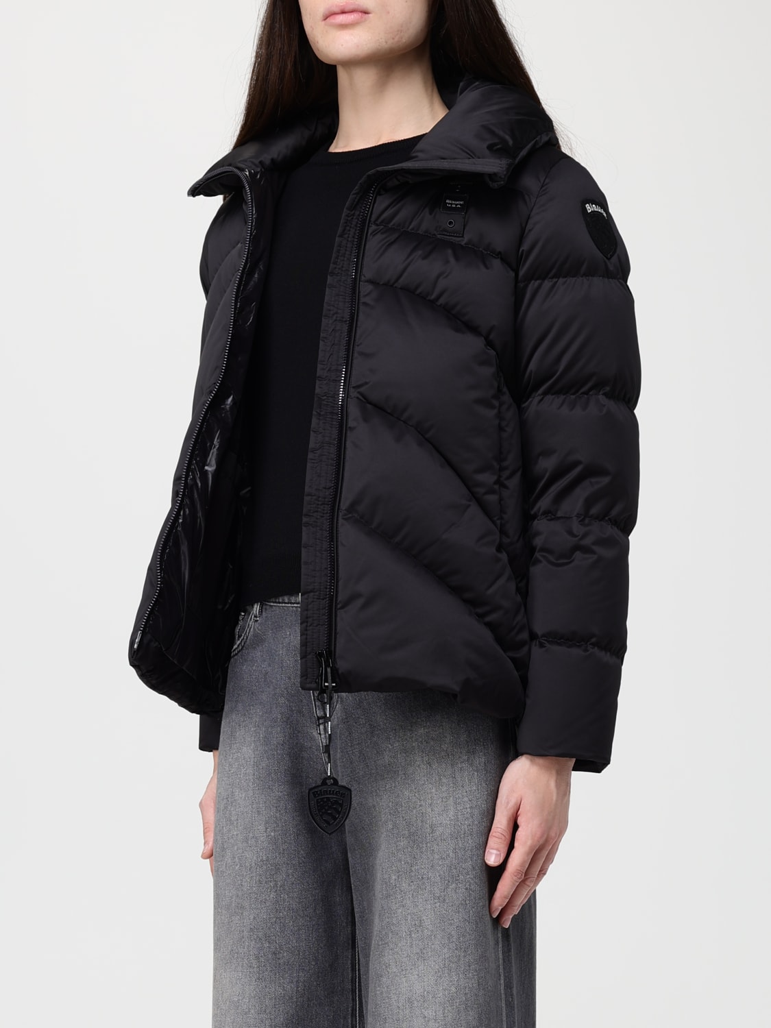 BLAUER JACKET: Jacket woman Blauer, Black - Img 3