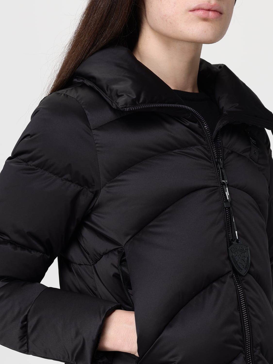 BLAUER JACKET: Jacket woman Blauer, Black - Img 4