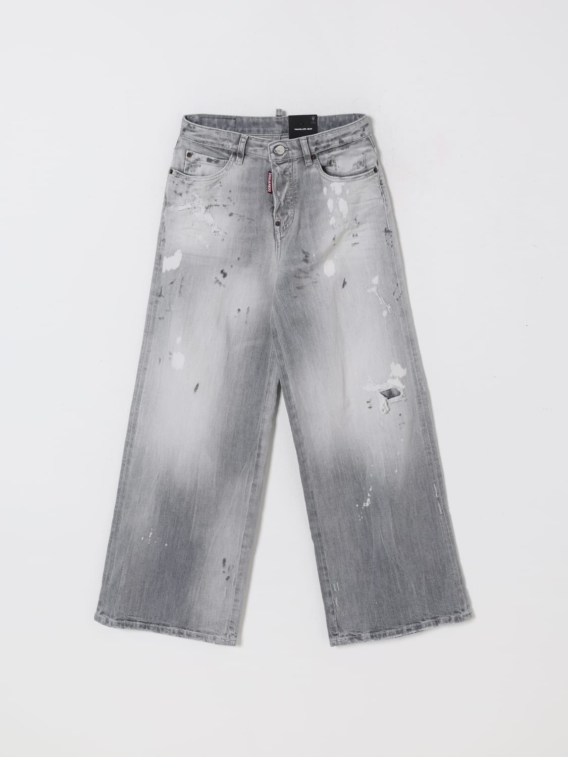 DSQUARED2 JEANS: Pants kids Dsquared2, Grey - Img 1