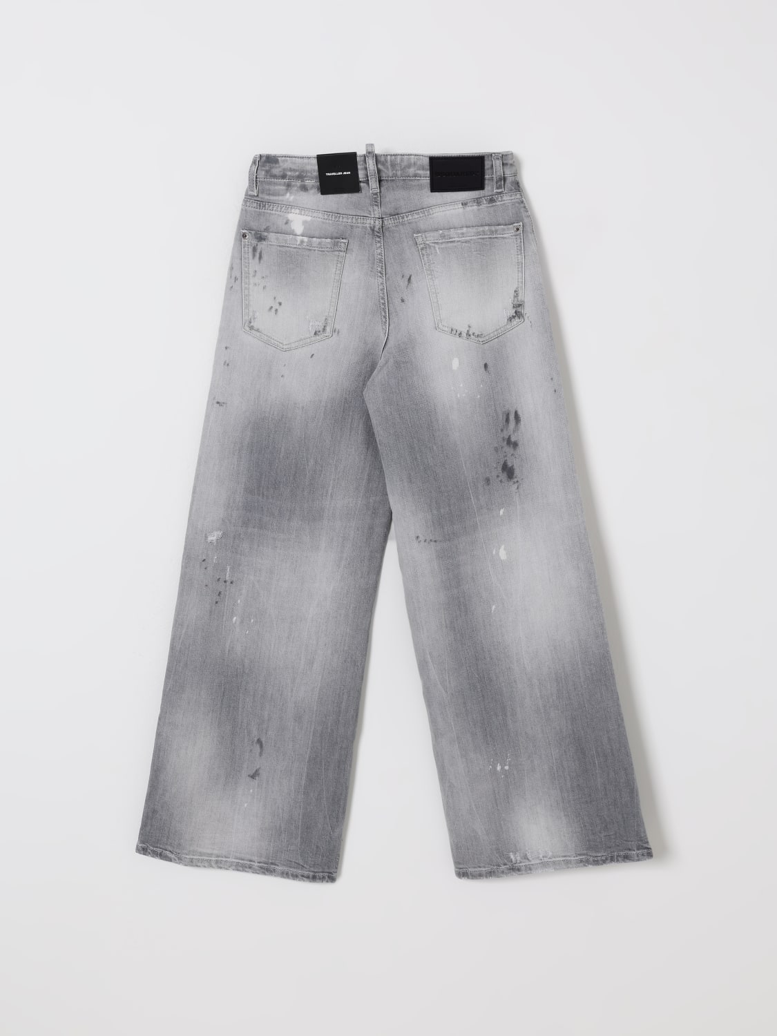 DSQUARED2 JEANS: Pants kids Dsquared2, Grey - Img 2