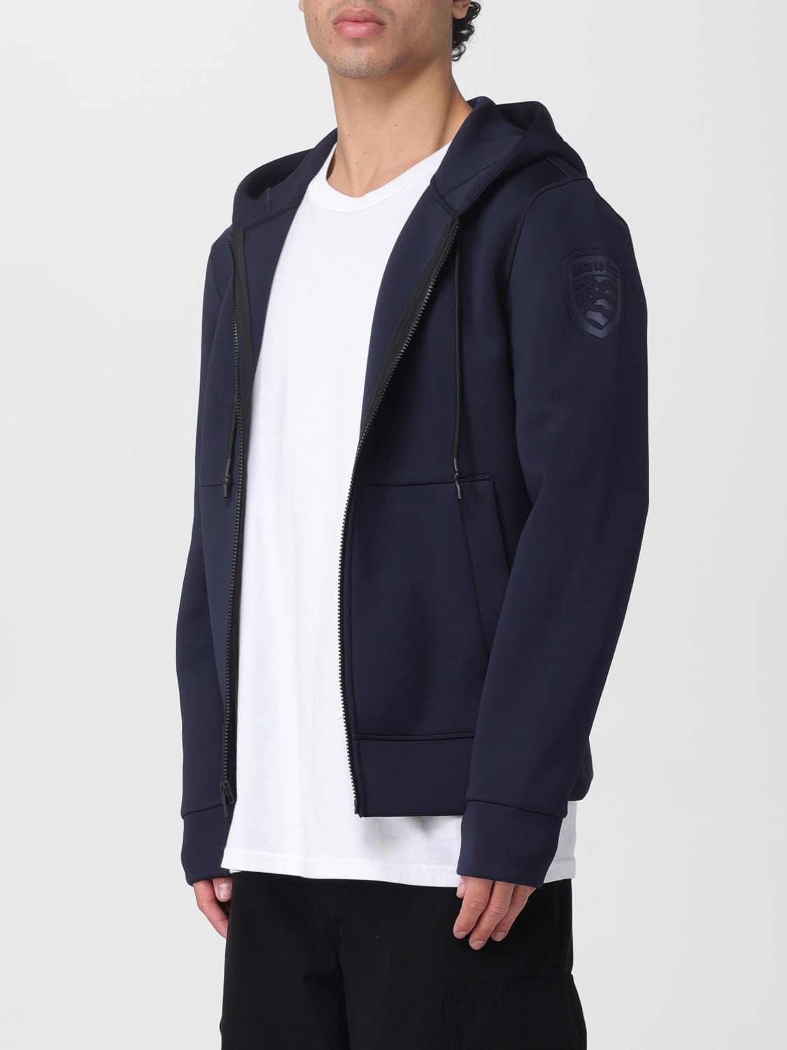 BLAUER SWEATSHIRT: Sweatshirt men Blauer, Blue - Img 3