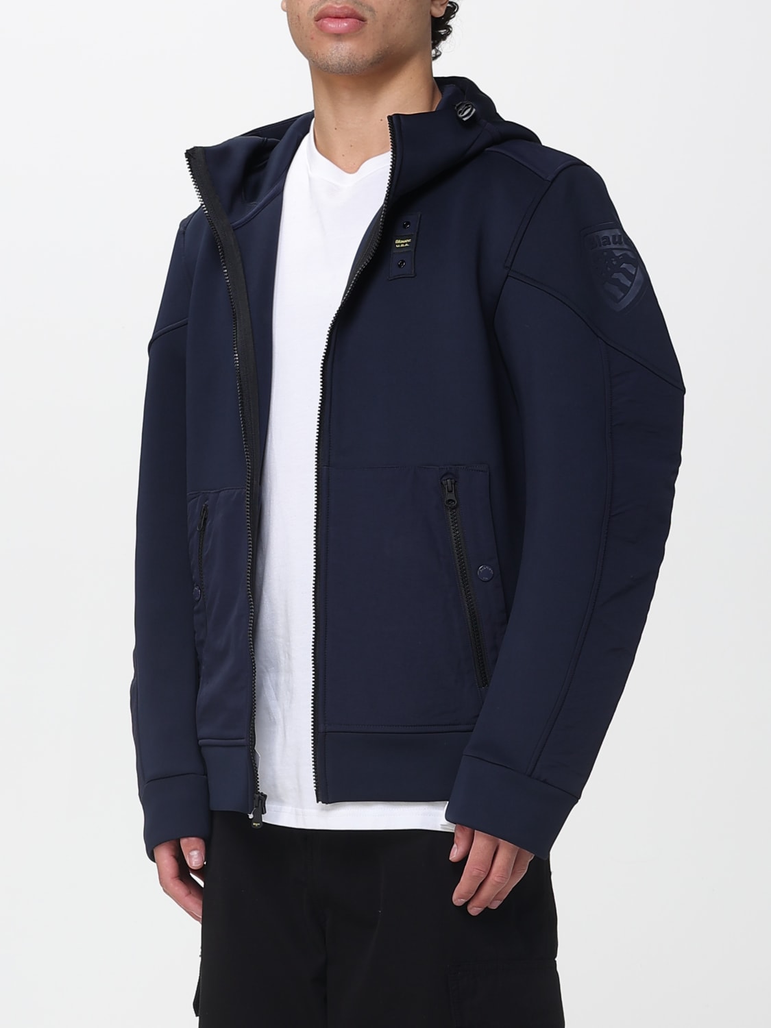 BLAUER SWEATSHIRT: Sweatshirt men Blauer, Blue - Img 3