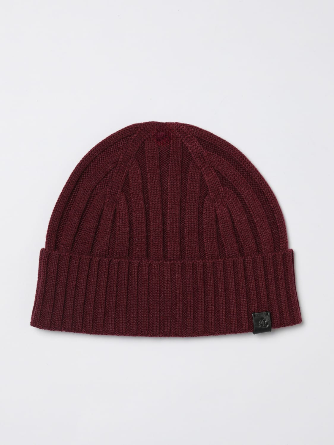 LAUREN RALPH LAUREN CAPPELLO: Cappello Lauren Ralph Lauren in misto lana a coste , Bordeaux - Img 1