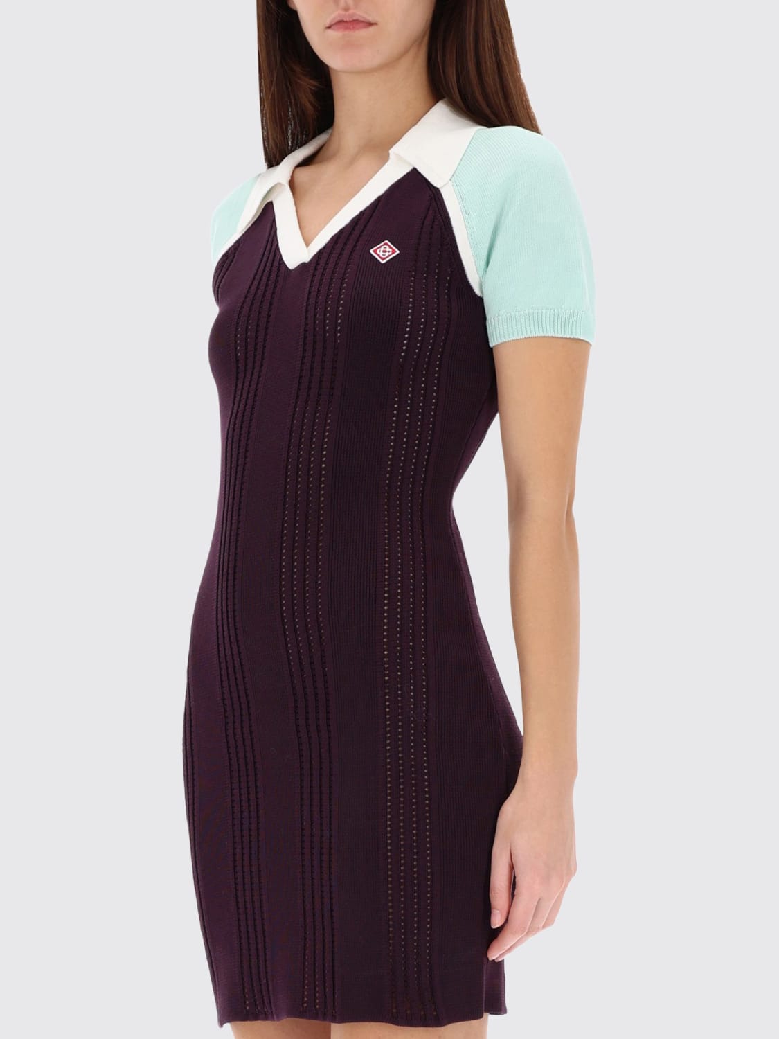 CASABLANCA DRESS: Dress woman Casablanca, Violet - Img 3