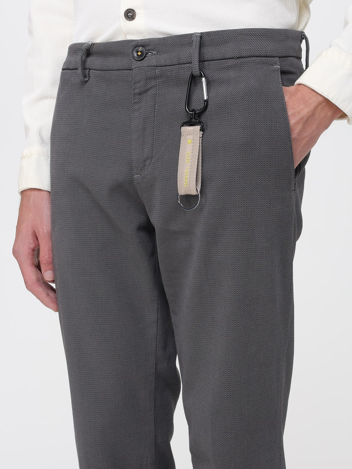 MANUEL RITZ PANTS: Pants men Manuel Ritz, Grey - Img 3
