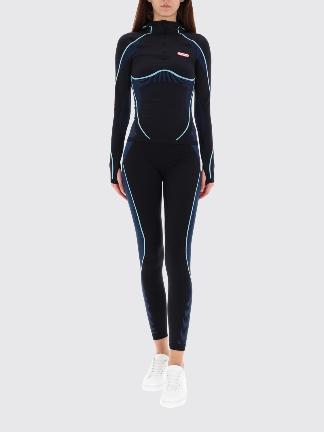 CASABLANCA TOP: Top femme Casablanca, Bleu - Img 2