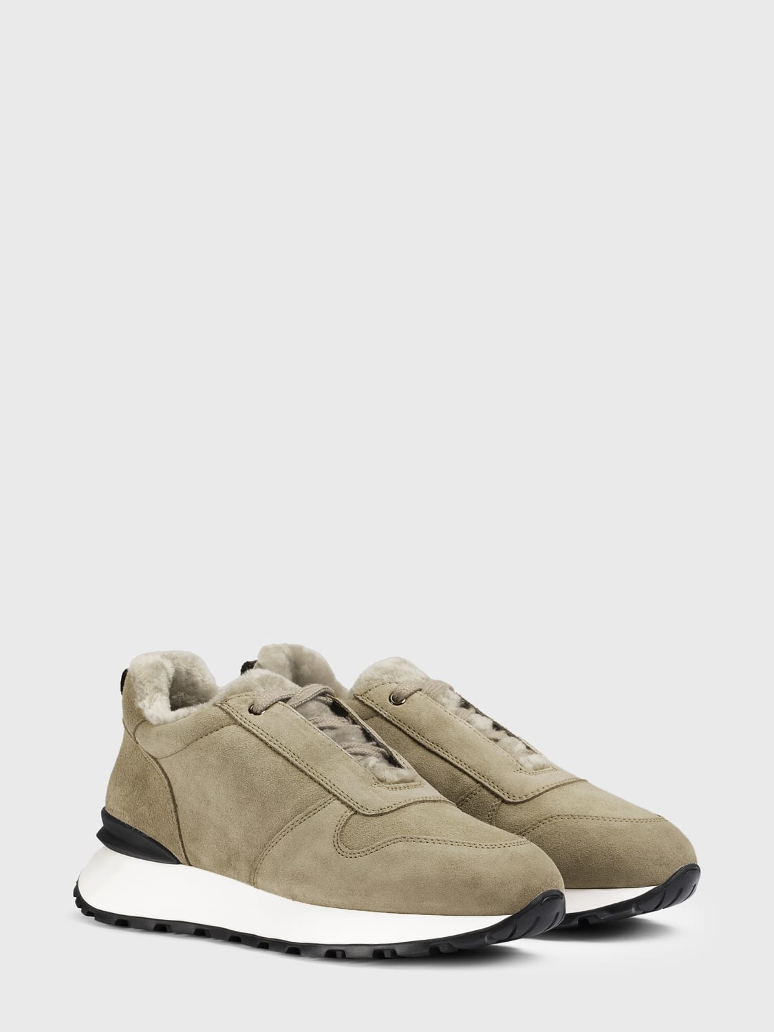 DOUCAL'S SNEAKERS: Sneakers woman Doucal's, Sand - Img 2