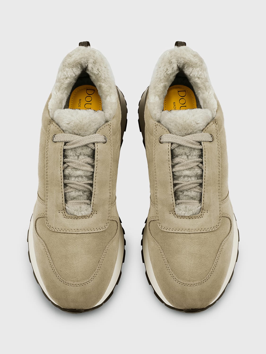 DOUCAL'S SNEAKERS: Sneakers woman Doucal's, Sand - Img 3