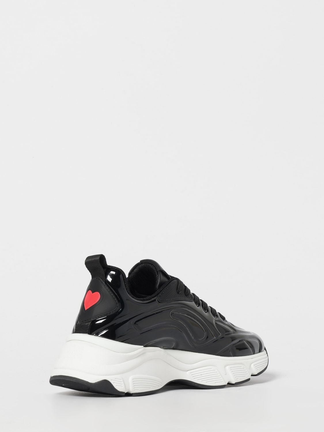 LOVE MOSCHINO SNEAKERS: Sneakers woman Love Moschino, Black - Img 3