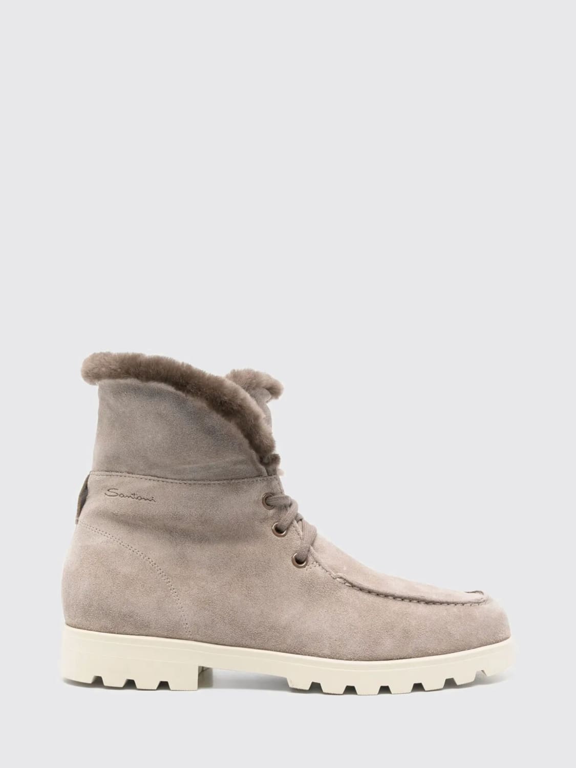 SANTONI BOOTS: Shoes woman Santoni, Dove Grey - Img 1