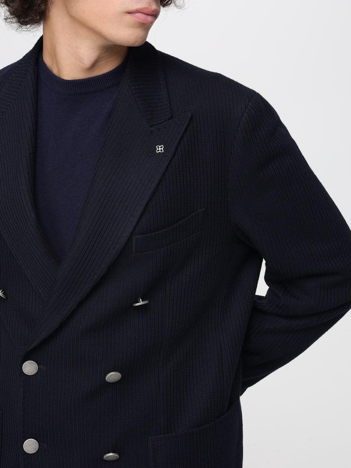 TAGLIATORE JACKET: Blazer men Tagliatore, Blue - Img 4