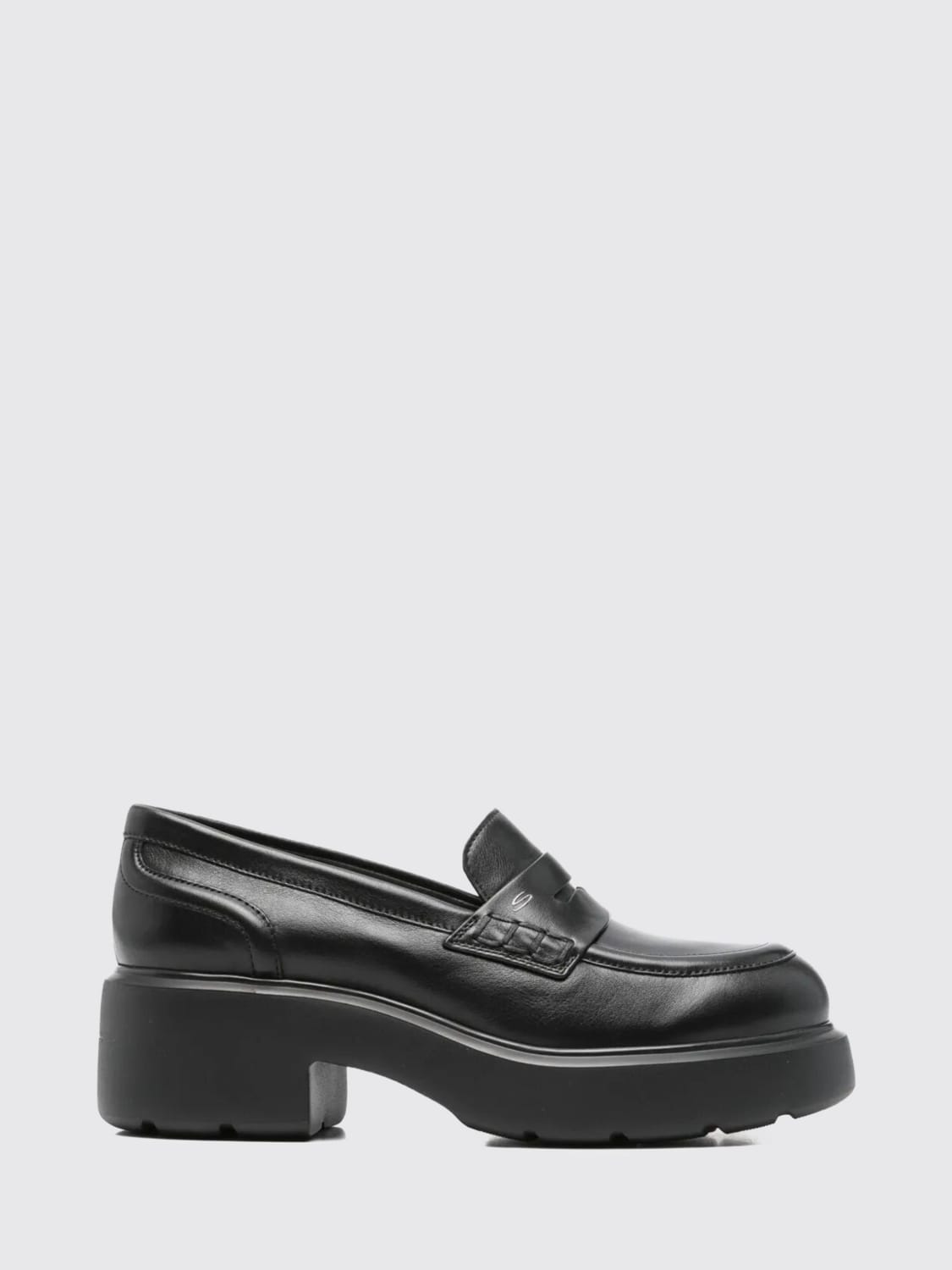 SANTONI LOAFERS: Shoes woman Santoni, Black - Img 1