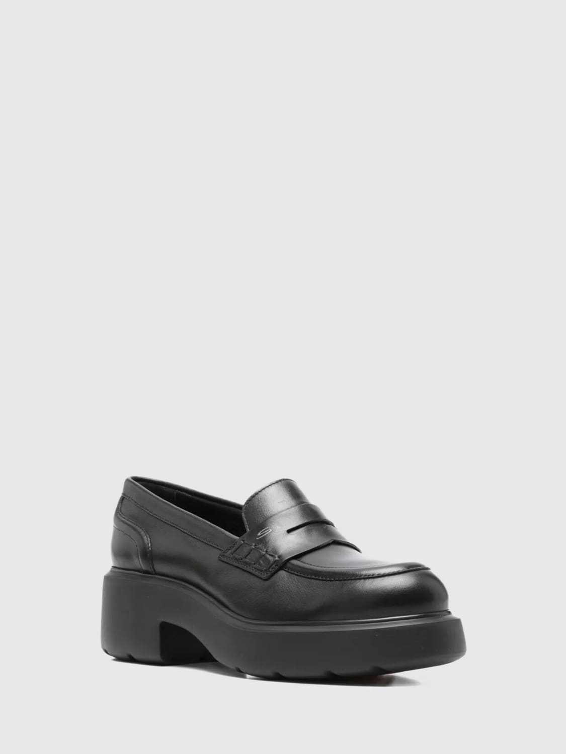 SANTONI LOAFERS: Shoes woman Santoni, Black - Img 2