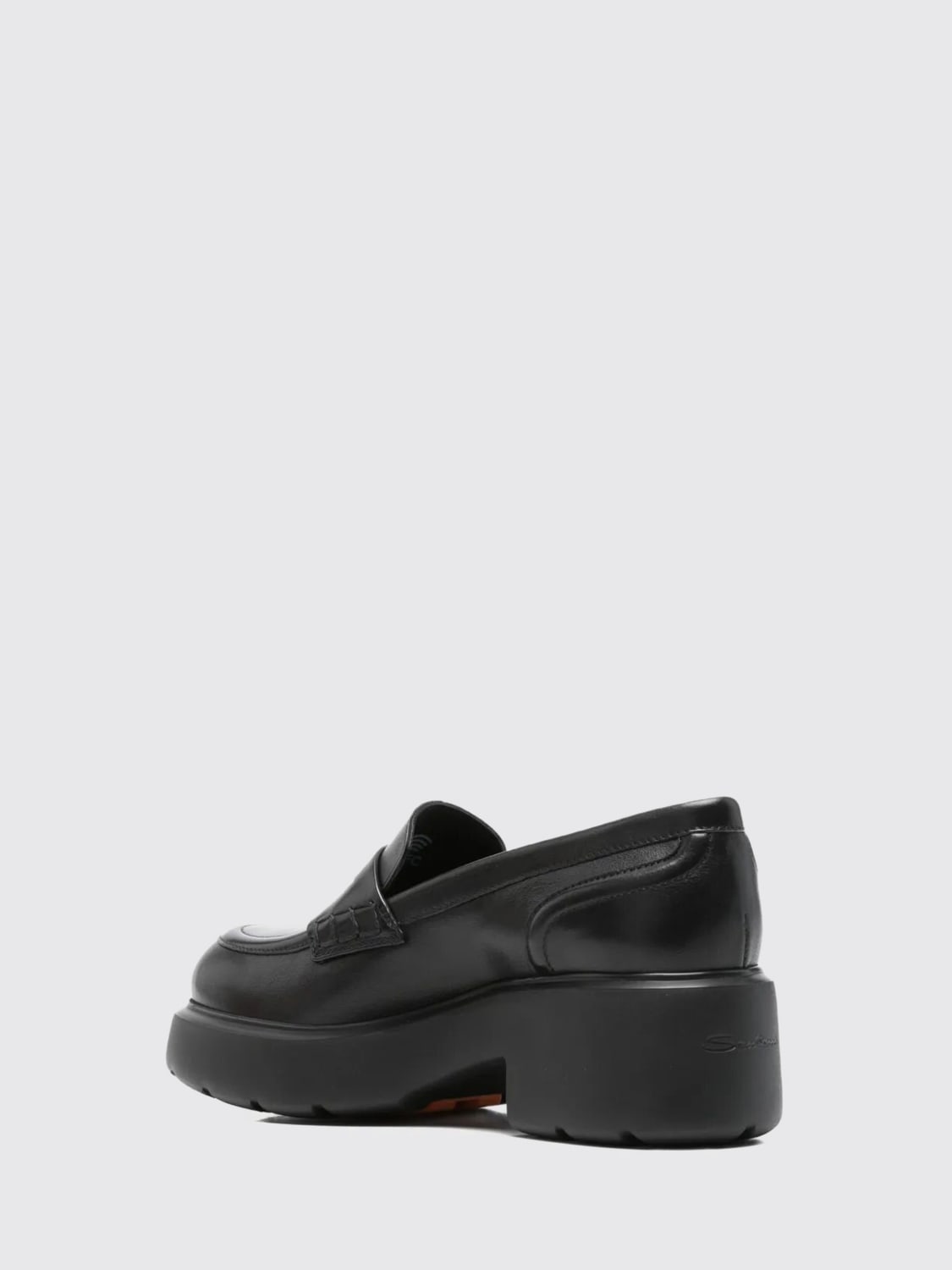 SANTONI LOAFERS: Shoes woman Santoni, Black - Img 3