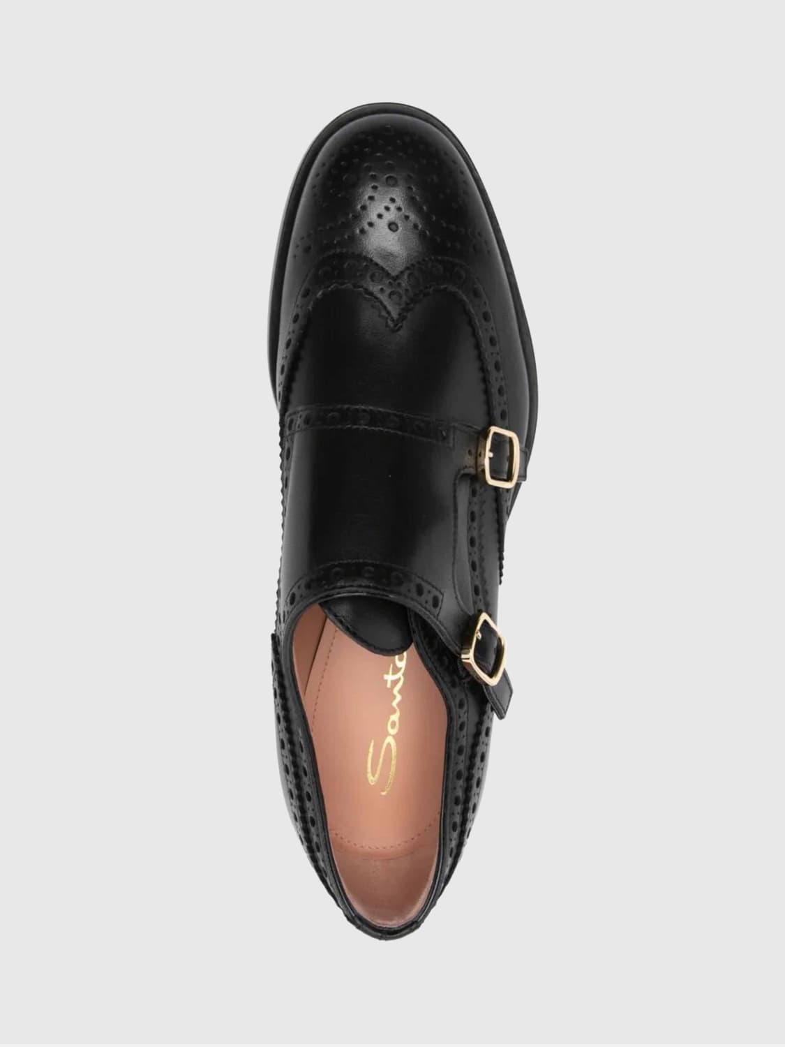 SANTONI OXFORD SHOE: Shoes woman Santoni, Black - Img 4