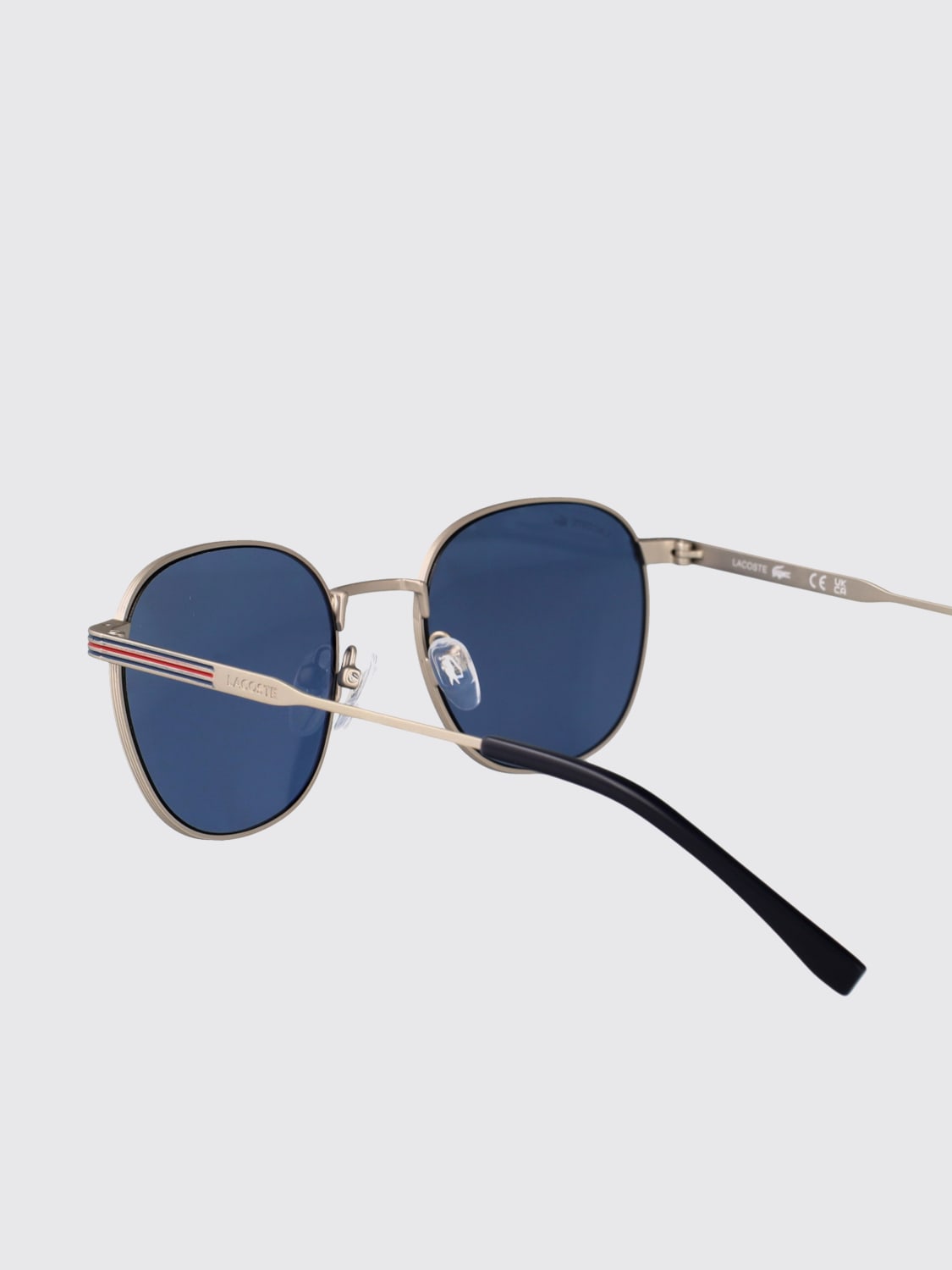 LACOSTE OCCHIALI DA SOLE: Occhiali da sole L251S Lacoste in metallo , Grigio - Img 4