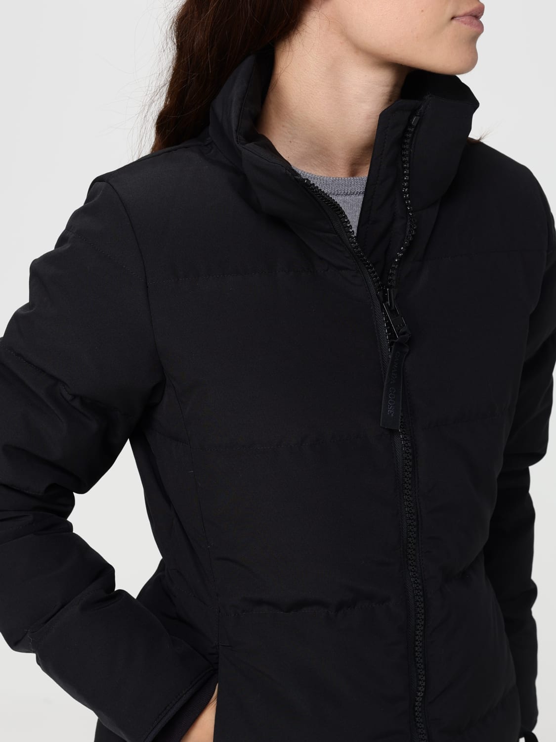 CANADA GOOSE JACKET: Coat woman Canada Goose, Black - Img 4